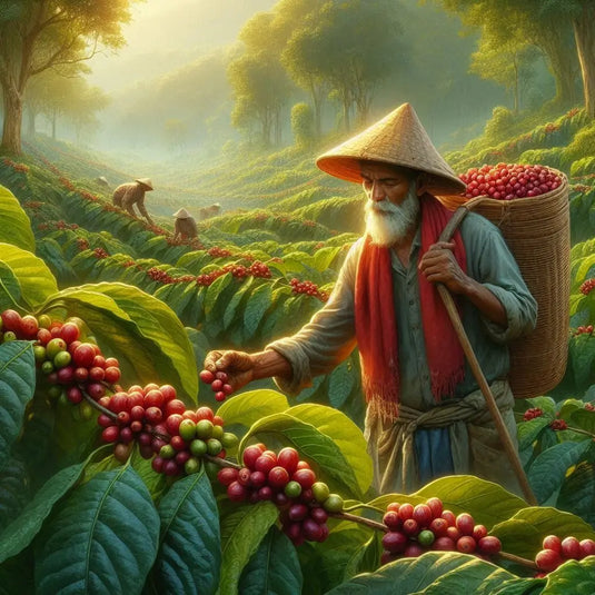 La-Production-de-Café-en-Inde Torréfaction des Têtes Brulées