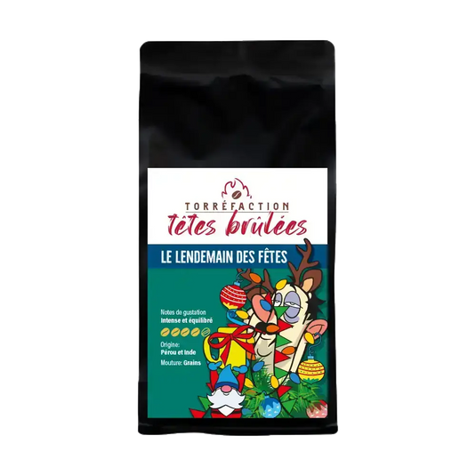 Café espresso coffret du temps des fêtes - Torréfaction des têtes Brûlées Torréfaction Têtes brûlées